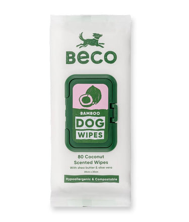 Beco Bamboo Coconut Scented Dog Wipes -